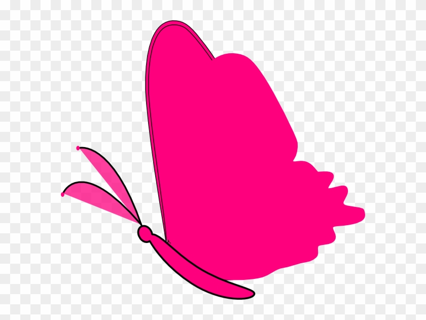 Neon Pink Butterfly Clip Art - Pink Butterfly Clip Art Png #10493