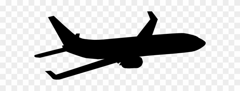 Aircraft Clipart Silhouette Pencil And In Color Clip - Plane Silhouette #10704