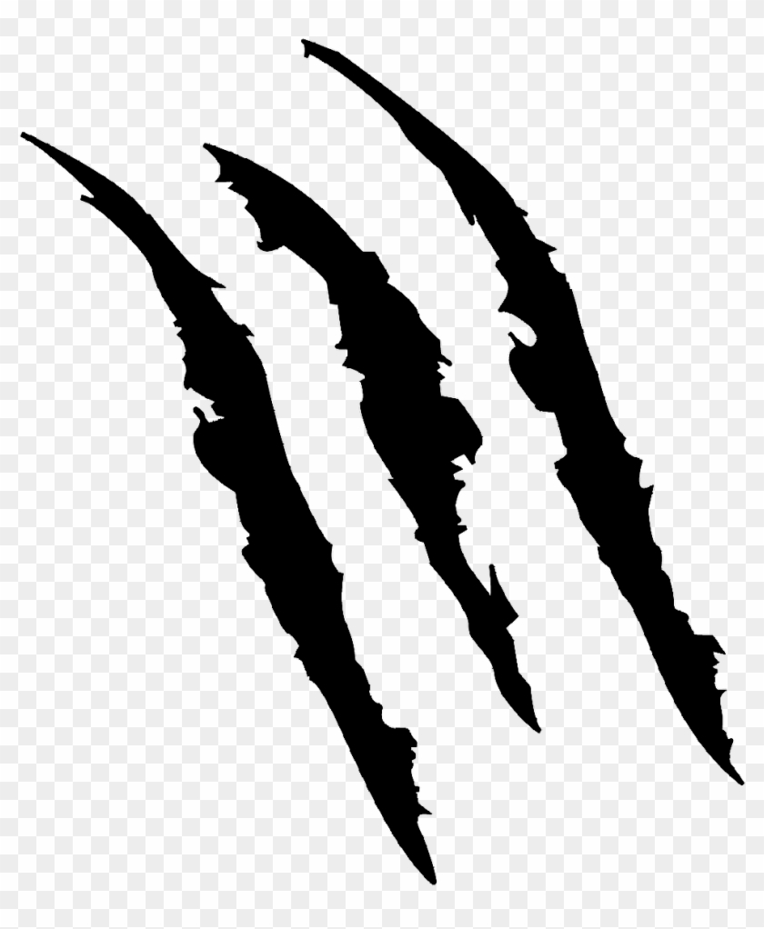 Clipart Cat Claw Marks Clip Art Library - Tiger Scratch #11590