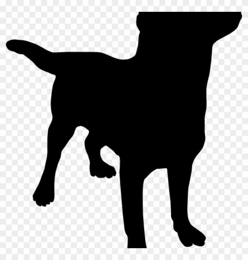 Black Lab Clip Art Black Lab Silo Clip Art At Clker - Dog Silhouette Vector #11963