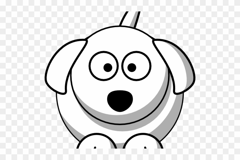 Happy Dog Face Clip Art Boxer Dog Face - Black And White Dog Cartoon #12604