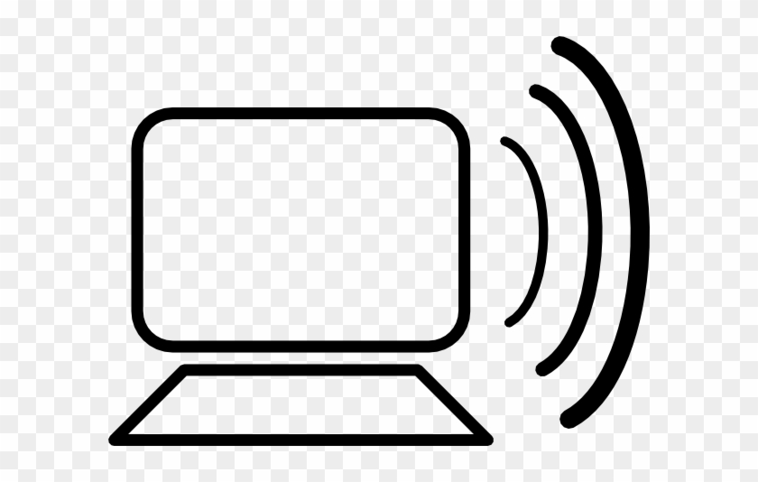 Free Vector Computer Wireless Signal Clip Art - Computer Clip Art #13336