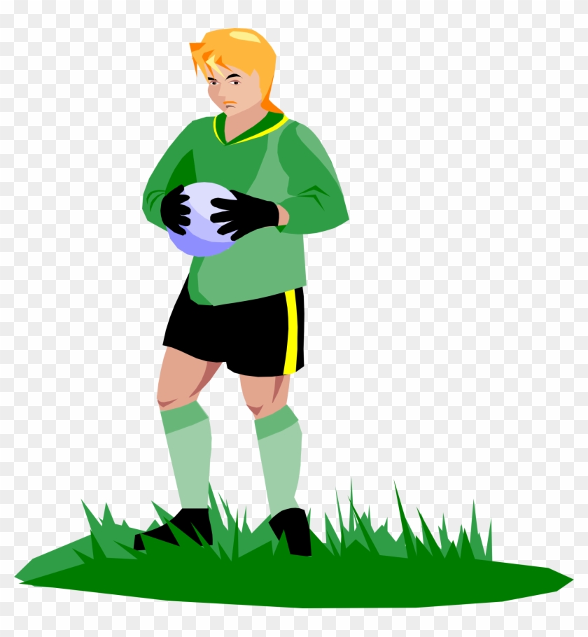 Big Image - Soccer Goalie Clipart #13575