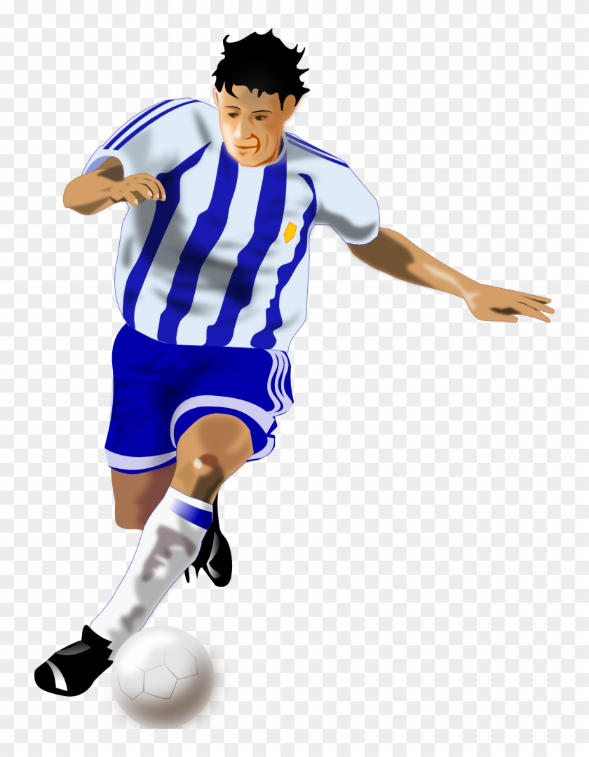 Onlinelabels Clip Art - Football Player Clipart Png #13605