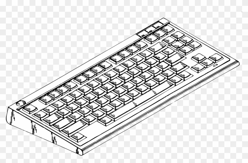 Computer Keyboard Clip Art Big Image New Free - Computer Keyboard Clipart #13758