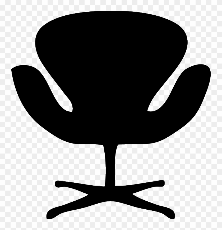 Deck Chair Silhouette, Designer Chair Silhouette - Armchair Silhouette #13850