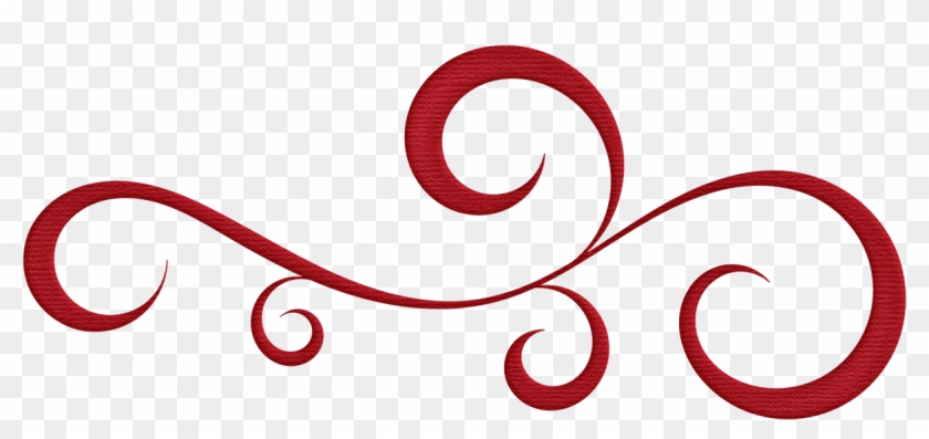 Flourish Png - Red Flourish Png #14013