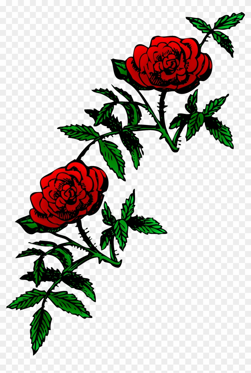 Roses Public Domain Rose Decoration Free Clip Art - Rose Png Public Domain #14109