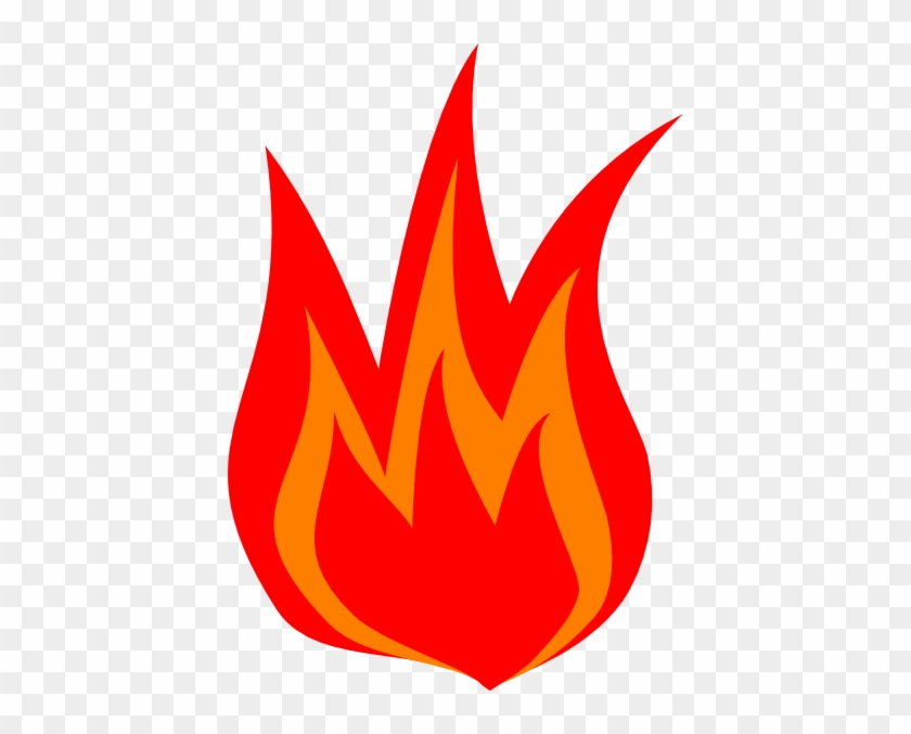 Explosion Flames Clipart - Red Fire Clipart #14098