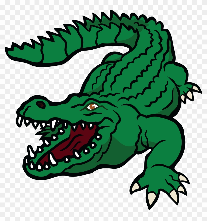 Free Clipart Of A Crocodile - Crocodile Clipart #14259