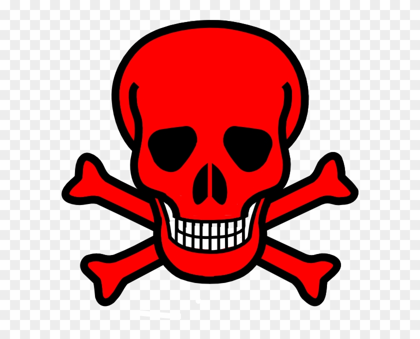 Red Skull And Crossbones #14283