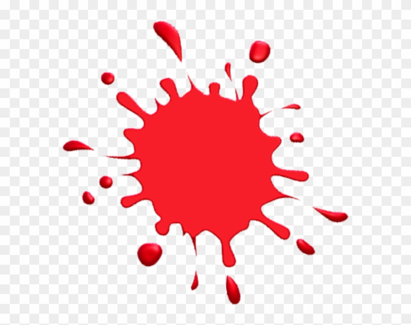 Paint Splatter Clip Art Pink - Red Paint Splat Clip Art #14445
