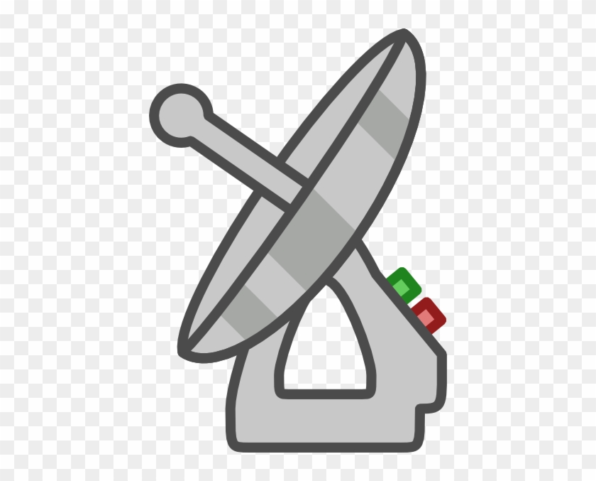 Free Vector Simple Space Platform Game Stuff Clip Art - Dish Antenna Clip Art #14623