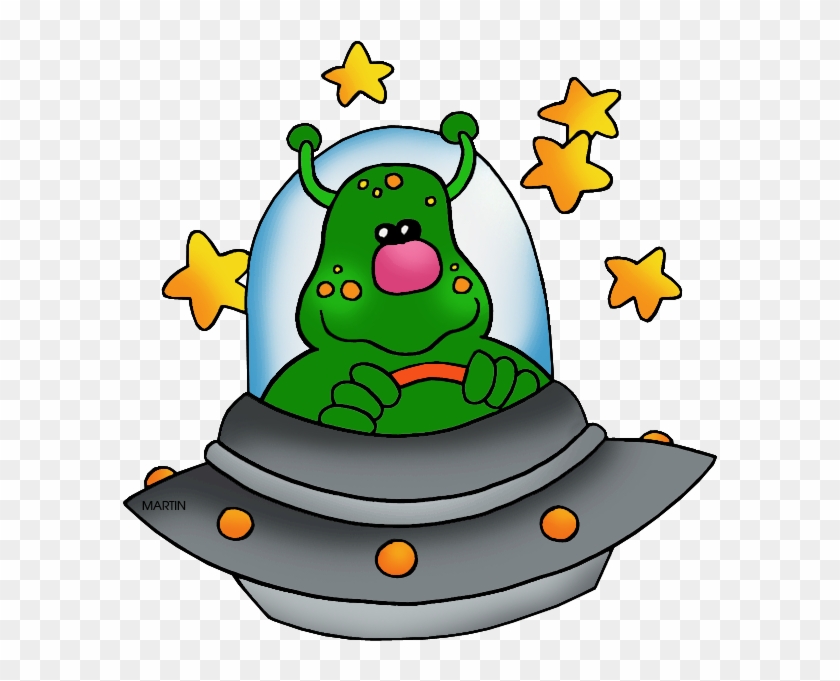 Transportation Clip Art By Phillip Martin, Ufo Space - Png Нло Клипарт #14747
