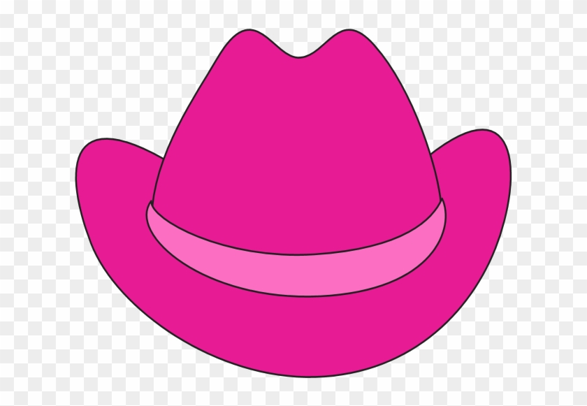 Cowboy Hat 2 Clipart Clip Art - Pink Hat Clip Art #14908
