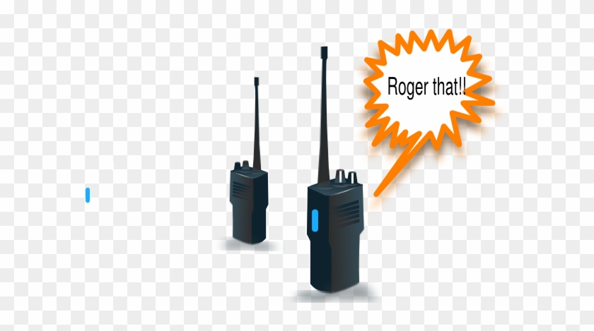 Roger That Closer Clip Art - Walkie Talkie Clip Art #15777