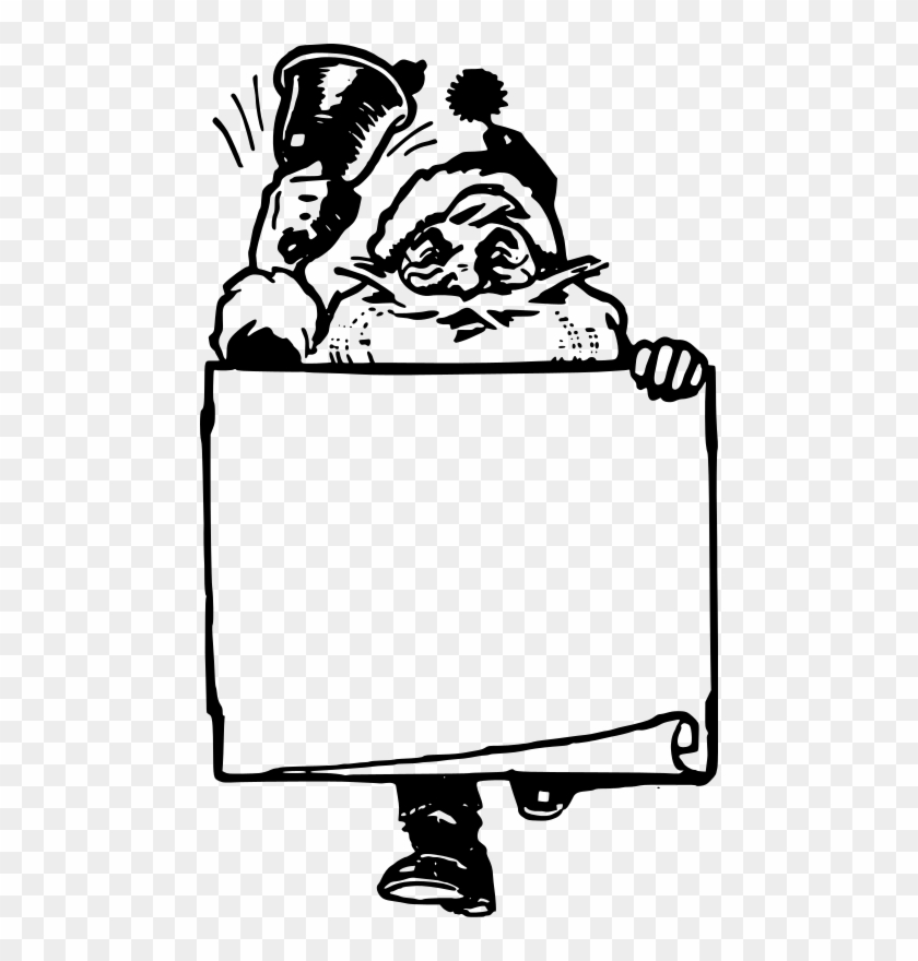 Free Vindictive Santa - Frames Santa Claus Black And White #16002