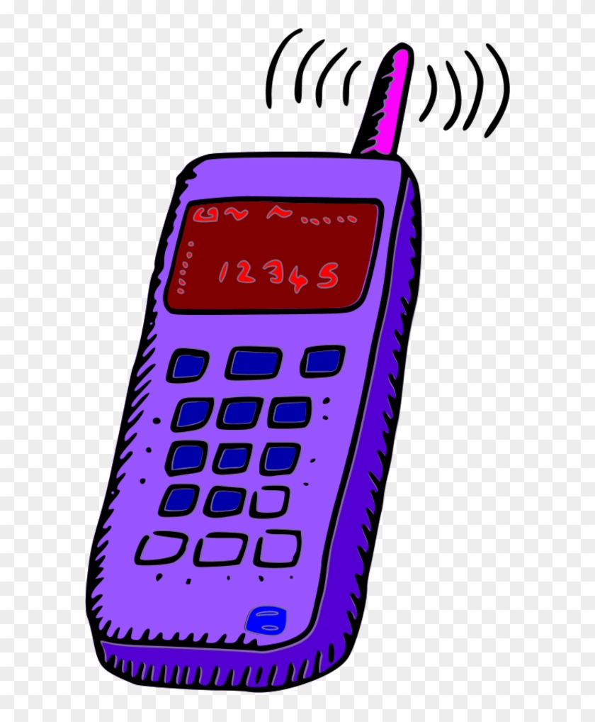 Mobile Phone Clipart Free Download Clip Art Free Clip - Old Cell Phone Clipart #16054