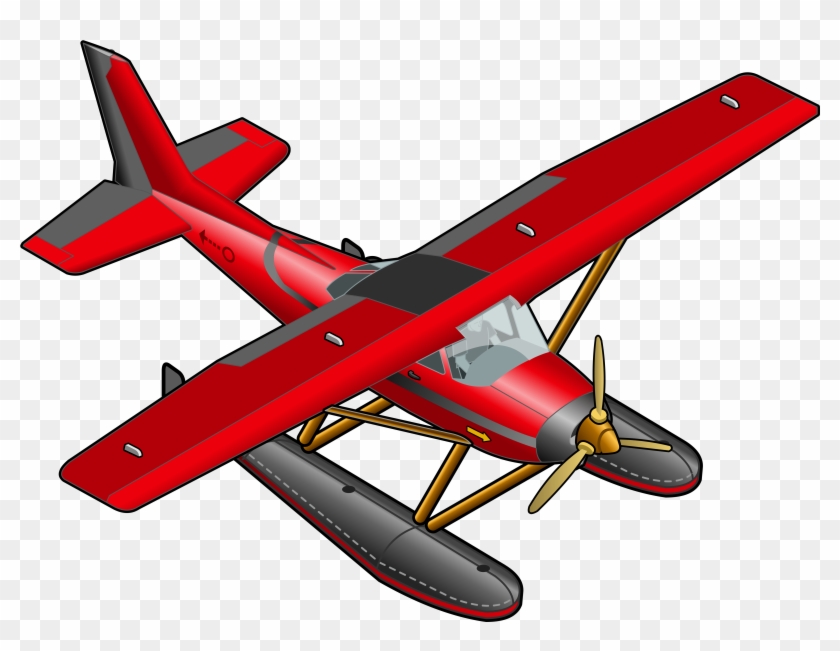 Aircraft Clipart Red Airplane - Red Plane Clipart #16516