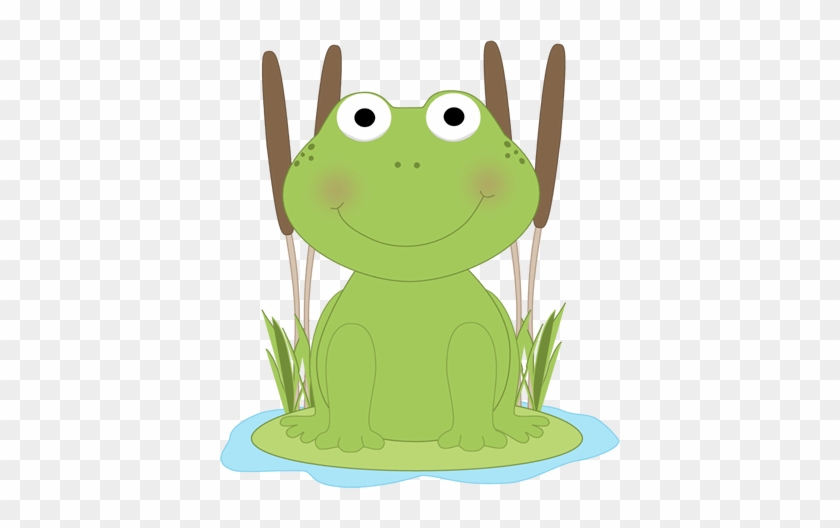 Frog In A Pond Clip Art Frog In A Pond Image - Clipart Frog On Lily Pad #16847