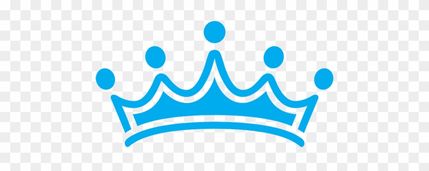 King Crown Clip Art Blue - Simple King Crown Drawing #16889