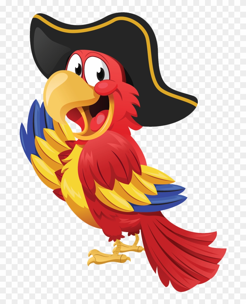 Download Parrot Png Transparent Images Transparent - Transparent Background Pirate Parrot Clipart #17144