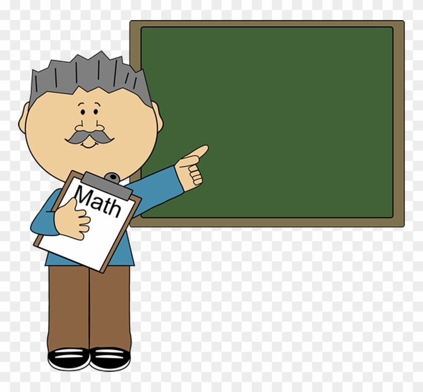 Man Math Teacher Clip Art - Male Teacher Teaching Clipart #17280