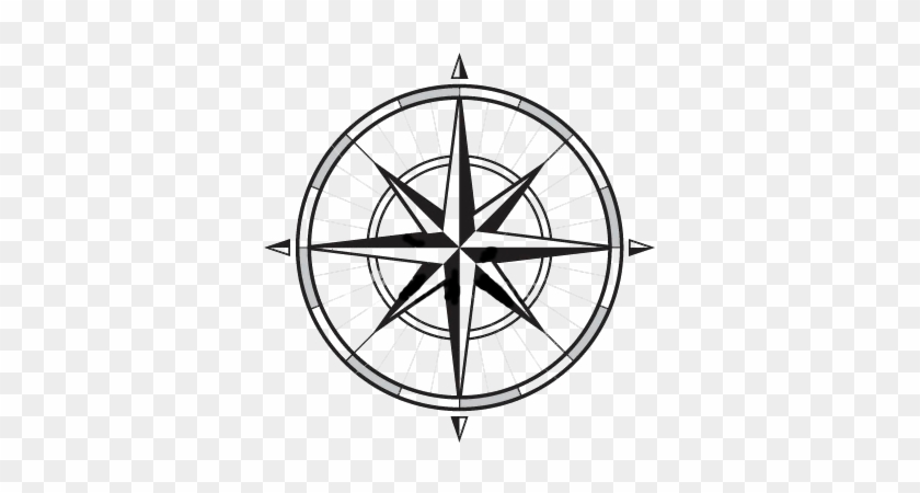 Fancy Compass Rose Clip Art - Compass Rose #17405