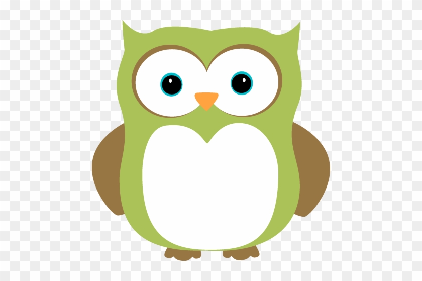 Green And Brown Owl - Owl Clip Art Green #17863