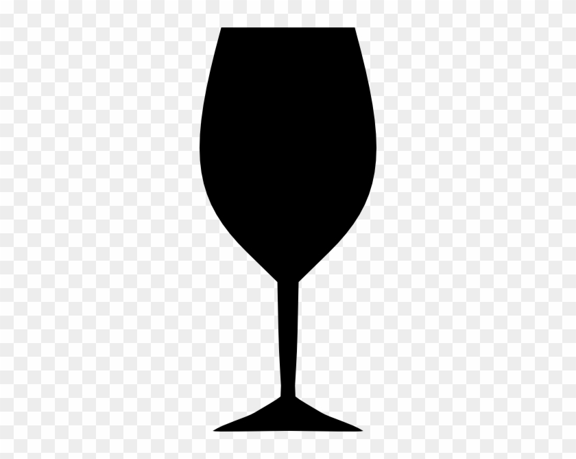 Black Clipart Wine Glass - White Wine Glass Clip Art #78077