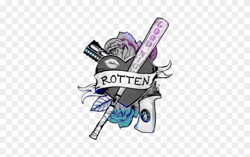 Harley Quinn Clipart Logo - Harley Quinn Rotten Tattoo #78423