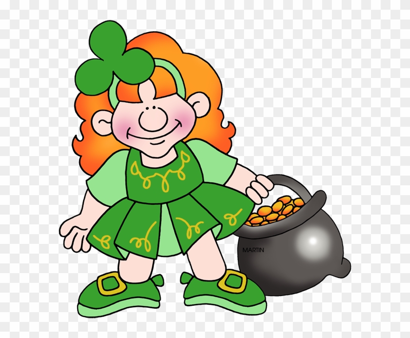 Gold 'n Girl - Leprechaun Girl Free Clipart #78793