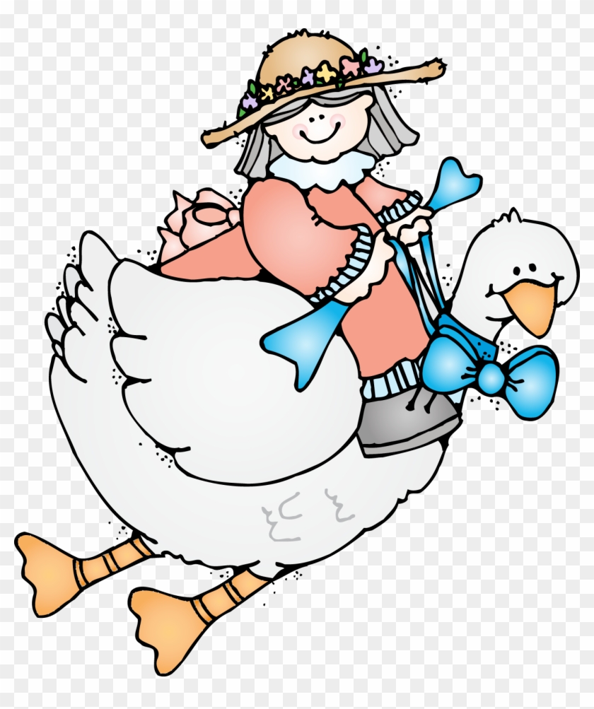 Mother Goose Humpty Dumpty Clip Art - Cute Mother Goose Clipart #79292