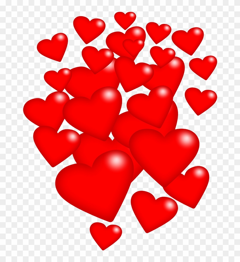 Lots Of Valentine Hearts - Share Your Hearts: Fun To Color Hearts, Flowers, Animals, #79739