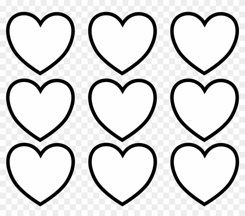 Sure Fire Valentine Hearts To Color Simplistic Images - Valentines Day Hearts Coloring Pages #79781