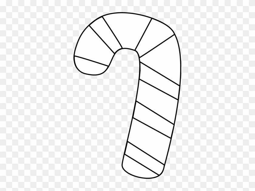 Black And White Candy Cane - Black And White Candy Cane #81121
