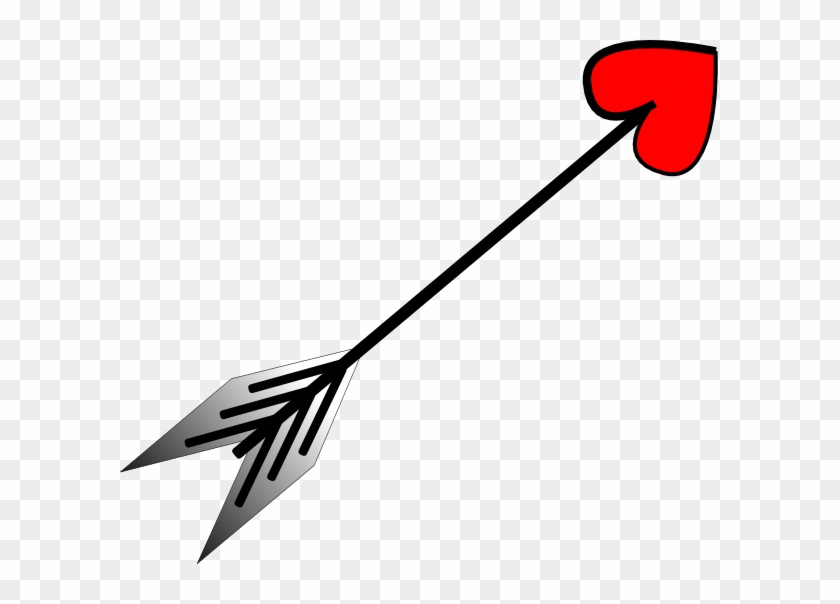 Arrow Heart Rotated Clip Art At Clker Com Vector Online - Clip Art #83898