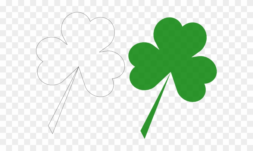Shamrock Leaf Outline Png #84043