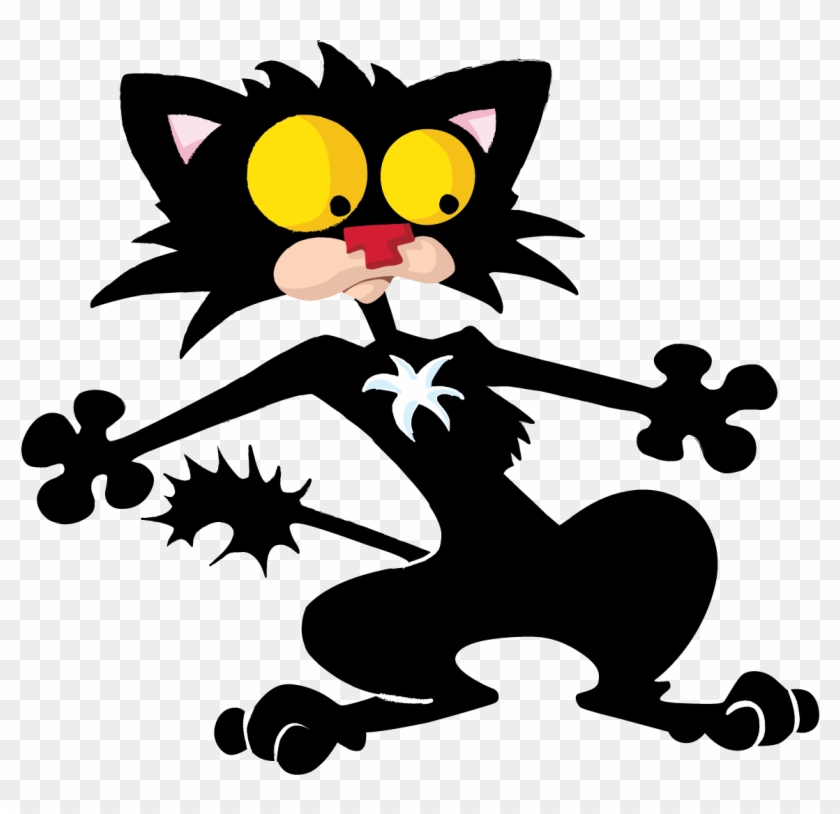9 Images Of Scaredy Cat Clipart - Bad Kitty Meets The Baby [book] #84764