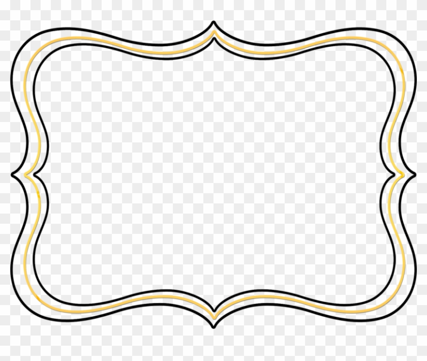 Scroll Frame Clipart - Shape Border Clip Art #85077