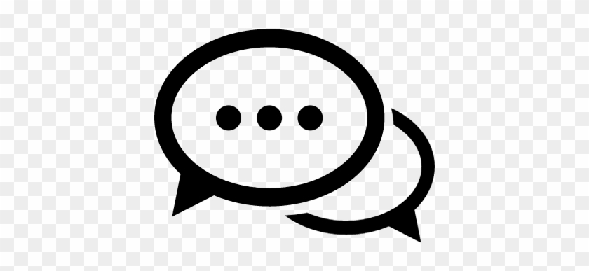 Chat Bubbles With Ellipsis Vector - Speech Bubble With Ellipsis #460534