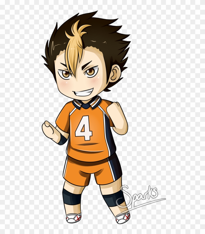 Nishinoya Yuu Chibi By Sparksreactor - Haikyu!! #460928
