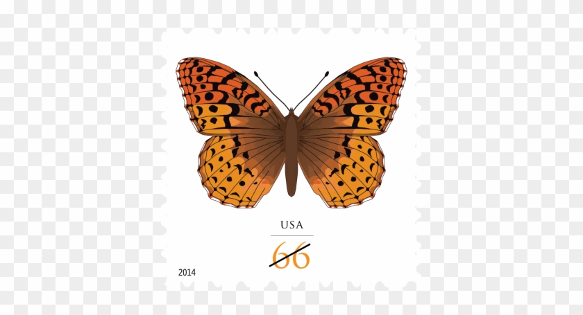 Greatfrittary - Great Spangled Fritillary Canvas Art - Us Postal Service #461821
