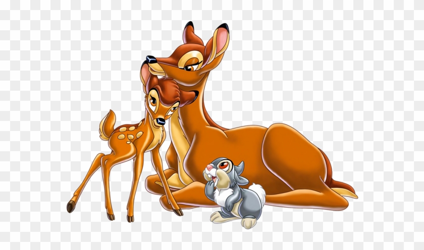 Bambi Clipart Mom - Bambi Thumper And Flower #461828