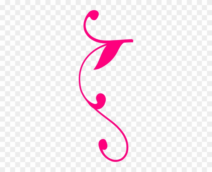 Pink Swirl Thing Clip Art - Clip Art #461890