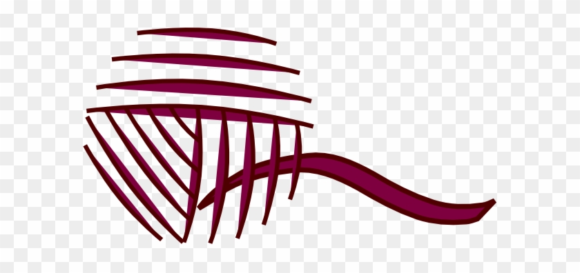 Burgandy Yarn Ball Clip Art - Png Ball Of Yarn #461898