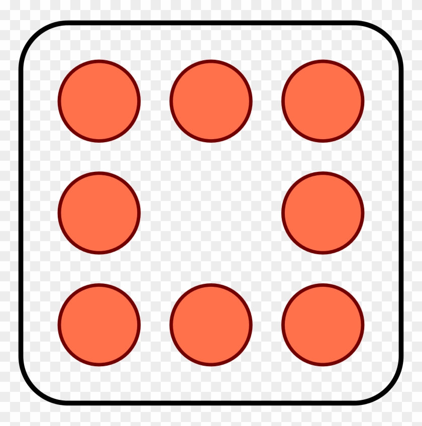 File - Dice-8a - Svg - Wikimedia Commons - Peppa Pig Camper Van #462158