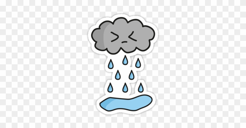 Sad Rain Cloud Clipart - Sad Rain Cloud Png #462448