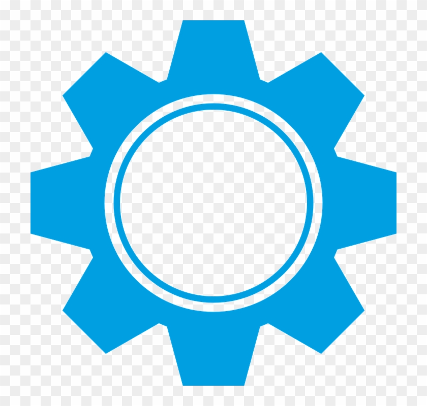 Rain Gear Cliparts 2, Buy Clip Art - Blue Cog #462454