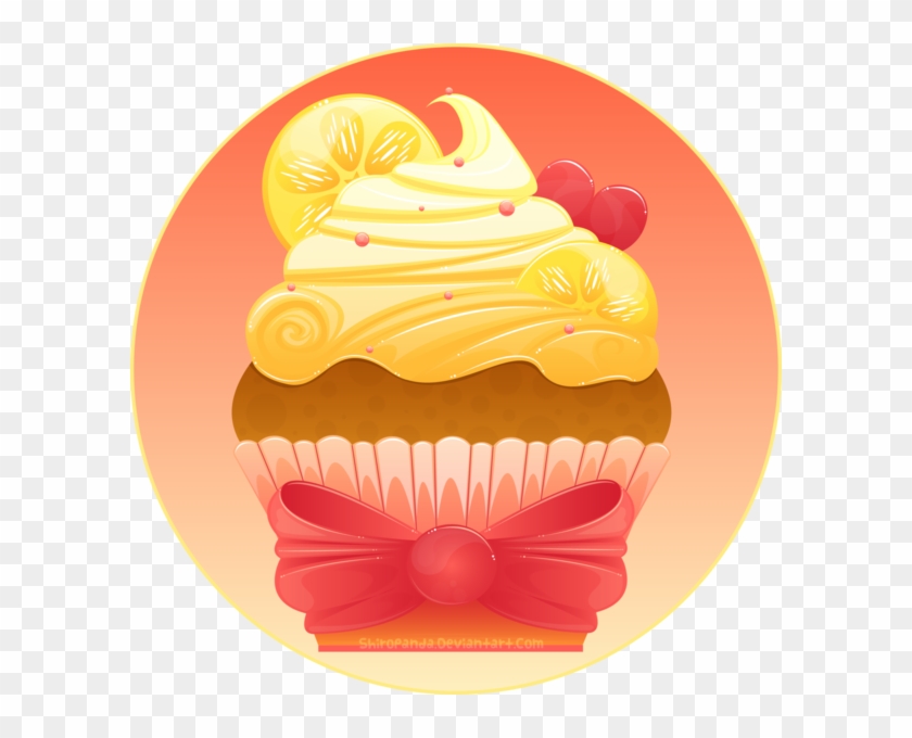Lemon Cupcake By Shiropanda - Lemon Cupcake Cartoon #462980